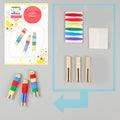 Make Your Own Peg Dolls Craft Kits - RainbowCloth