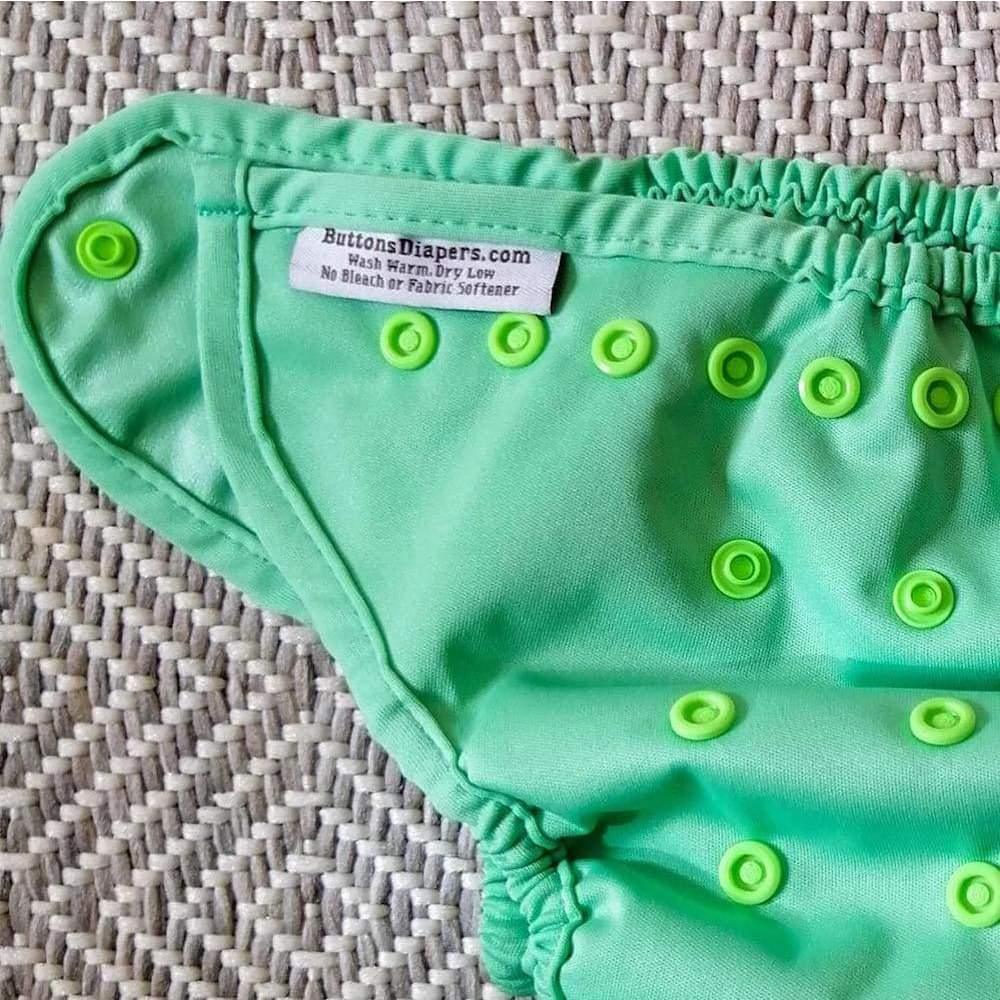 Buttons Diapers - Diaper Cover - One Size - Jade