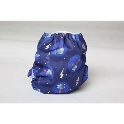 Frog and Bear - Newborn Wraps - Thunder down under