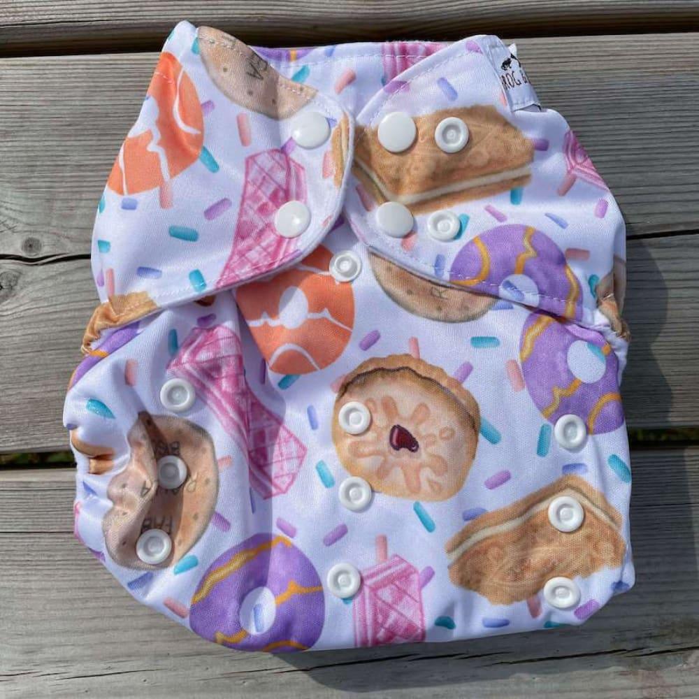 Frog and Bear - XL pocket nappy - You’re Crumb Believable