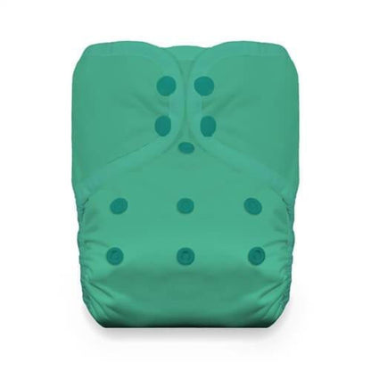 Thirsties - Natural One Size Pocket Nappy - Seafoam